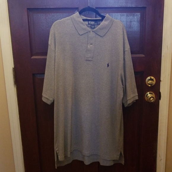Gray Mens Polo by Ralph Lauren shirt sleeve shirt